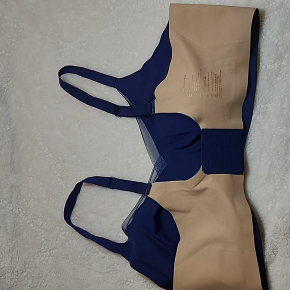 Honeylove Liftwear Crossover Bra Blue Navy  Size 3X - Picture 12 of 16